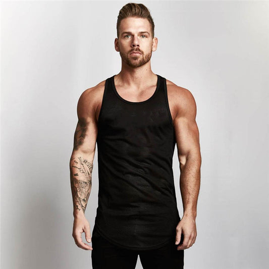 Men's Muscle Tank Top - Sleeveless Bodybuilding & Fitness Wear for Active Lifestyle