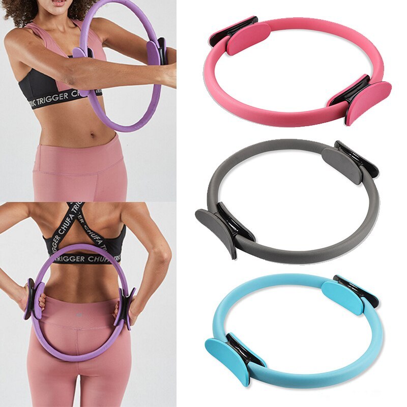 Premium Yoga Pilates Ring for Women - Home Exercise Resistance Circle for Fitness and Flexibility