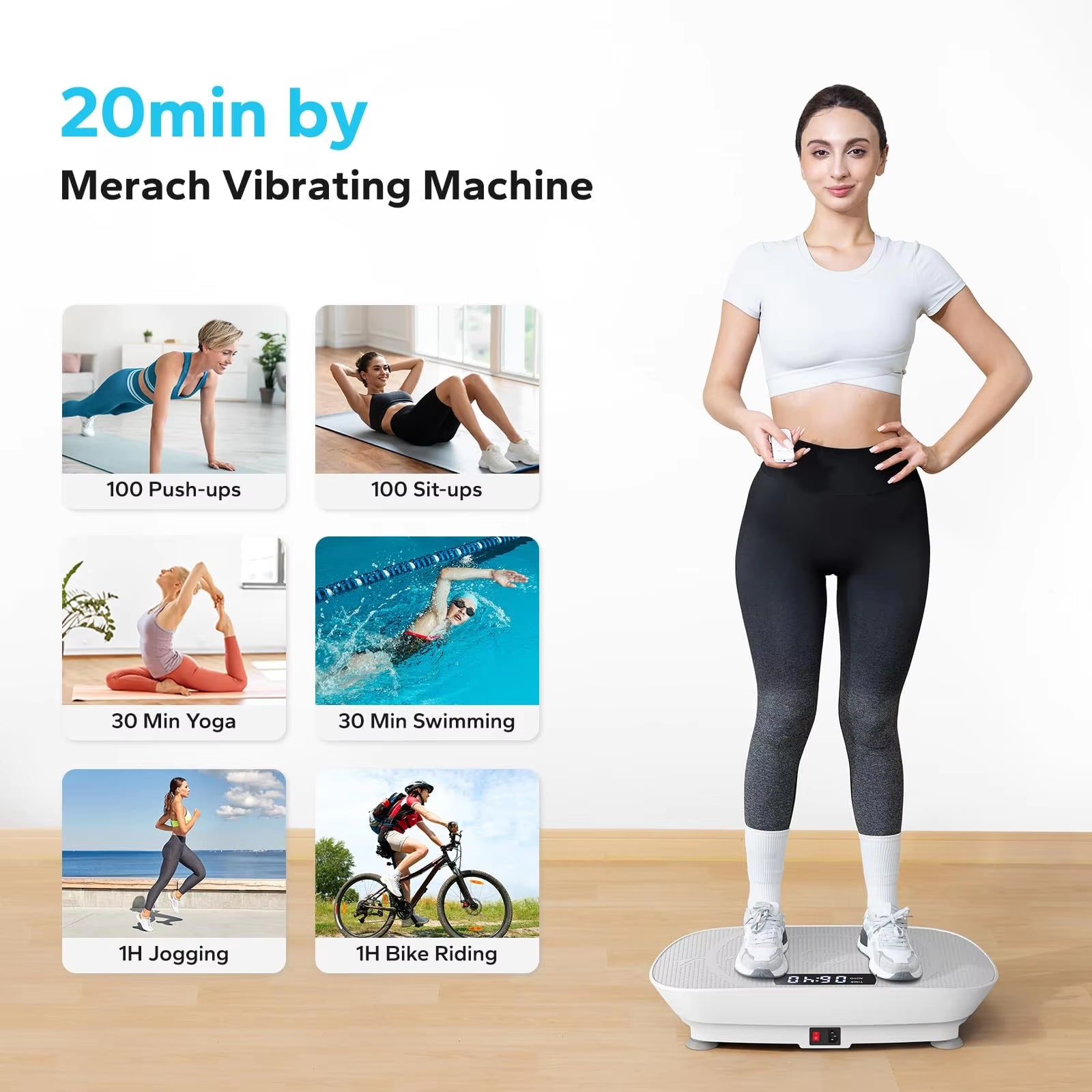 Transform Your Body with the Ultimate Vibration Plate Fitness Machine – Full-Body Workout for Weight Loss & Toning